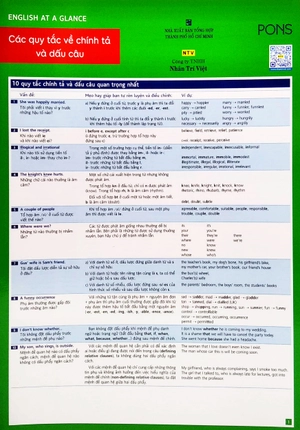 (1) english at a glance - các quy tắc về chính tả và dấu câu - Ảnh 2