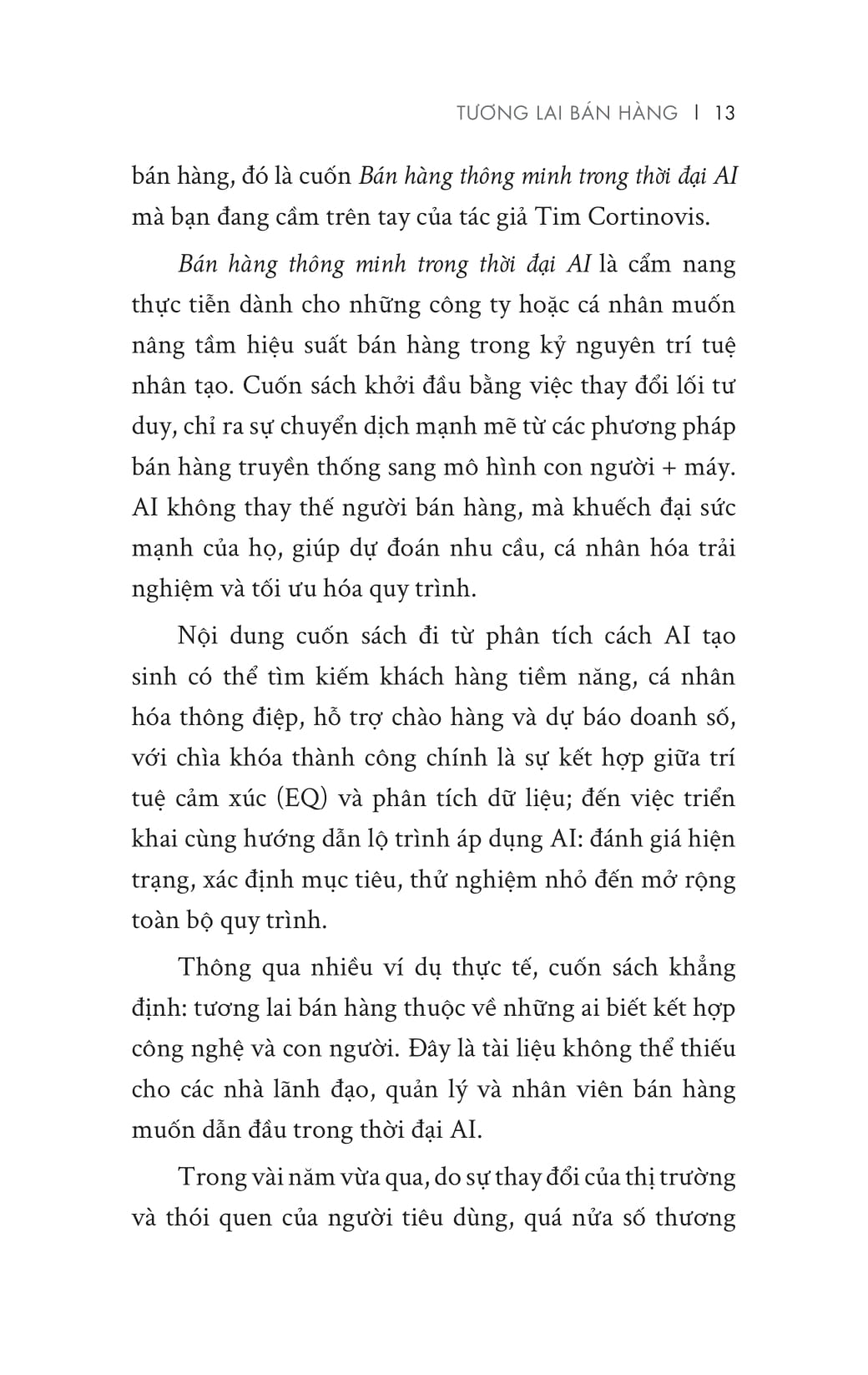 1% Nhân Lực Tạo Ra 99% Doanh Số - Bán Hàng Thông Minh Trong Thời Đại AI - Ảnh 12
