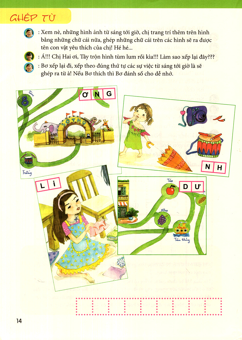 10' cùng con mỗi ngày - cùng bé chơi với từ - Ảnh 11