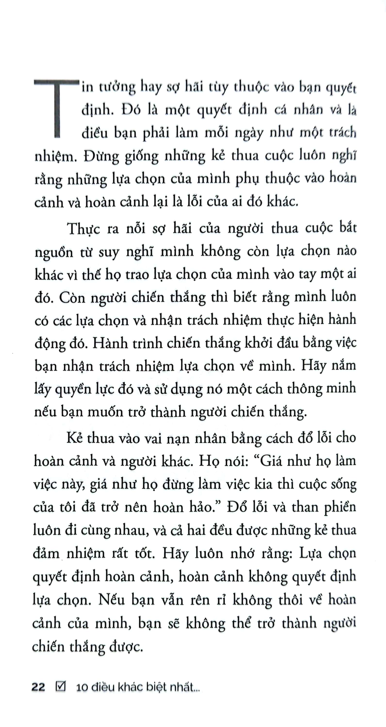 10 điều khác biệt nhất giữa kẻ thắng và người thua (tái bản 2023) - Ảnh 11