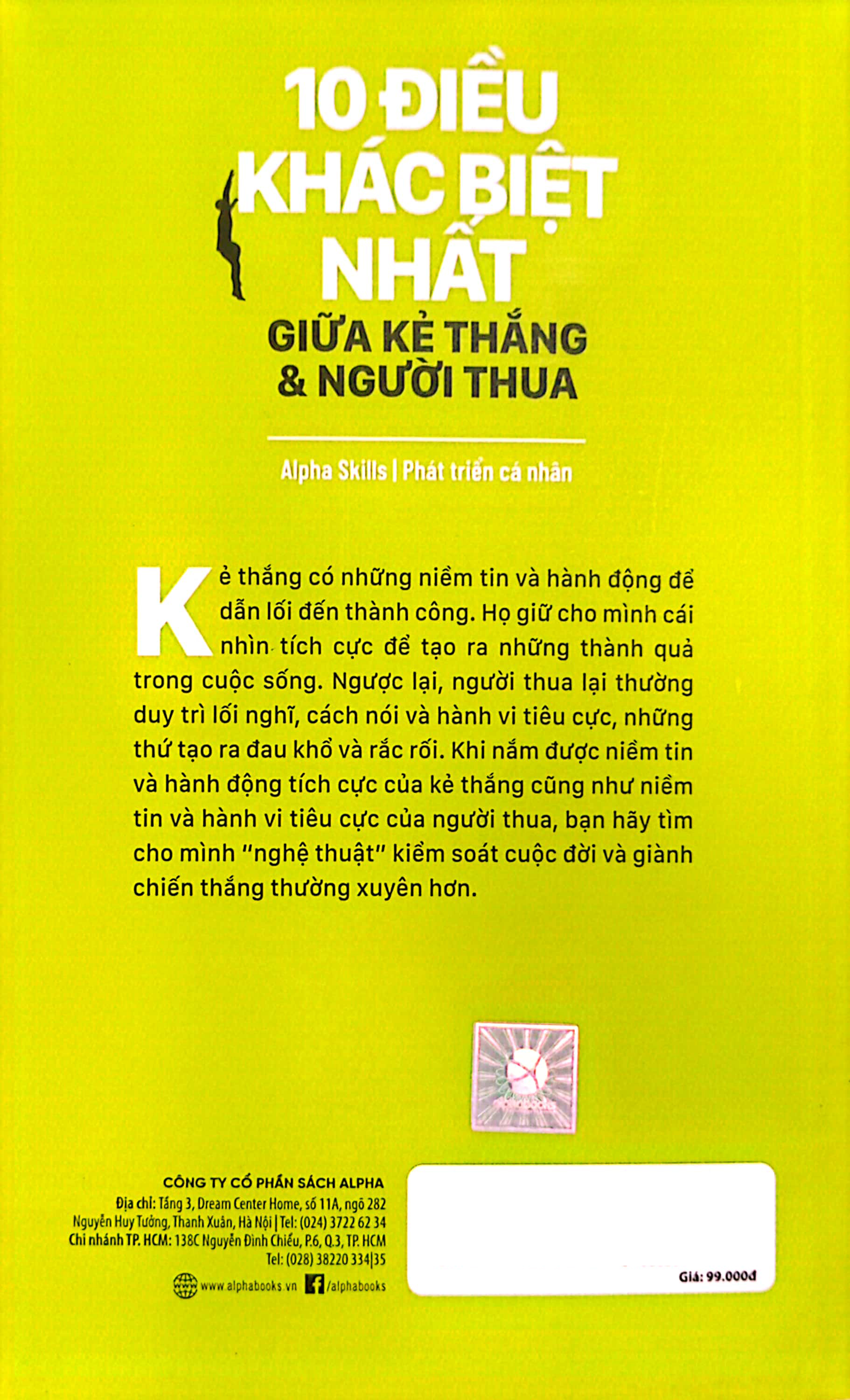 10 điều khác biệt nhất giữa kẻ thắng và người thua (tái bản 2023) - Ảnh 12