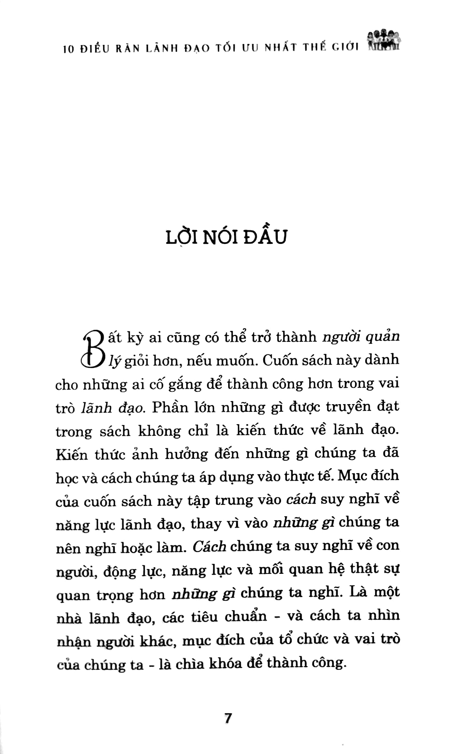 10 điều răn lãnh đạo tối ưu nhất thế giới - Ảnh 5