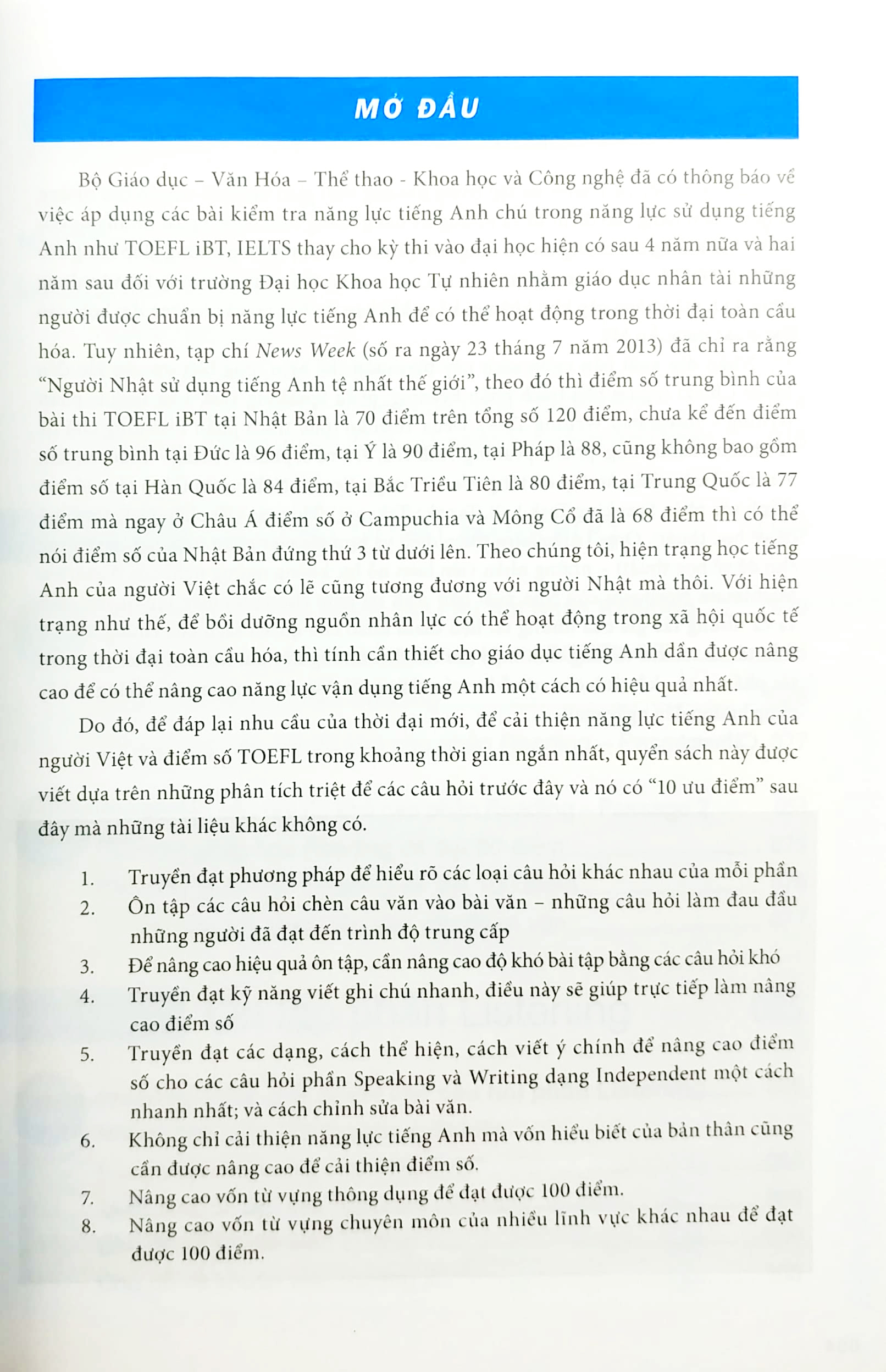 10 ngày tập trung ôn tập cho bài thi toefl ibt - Ảnh 3