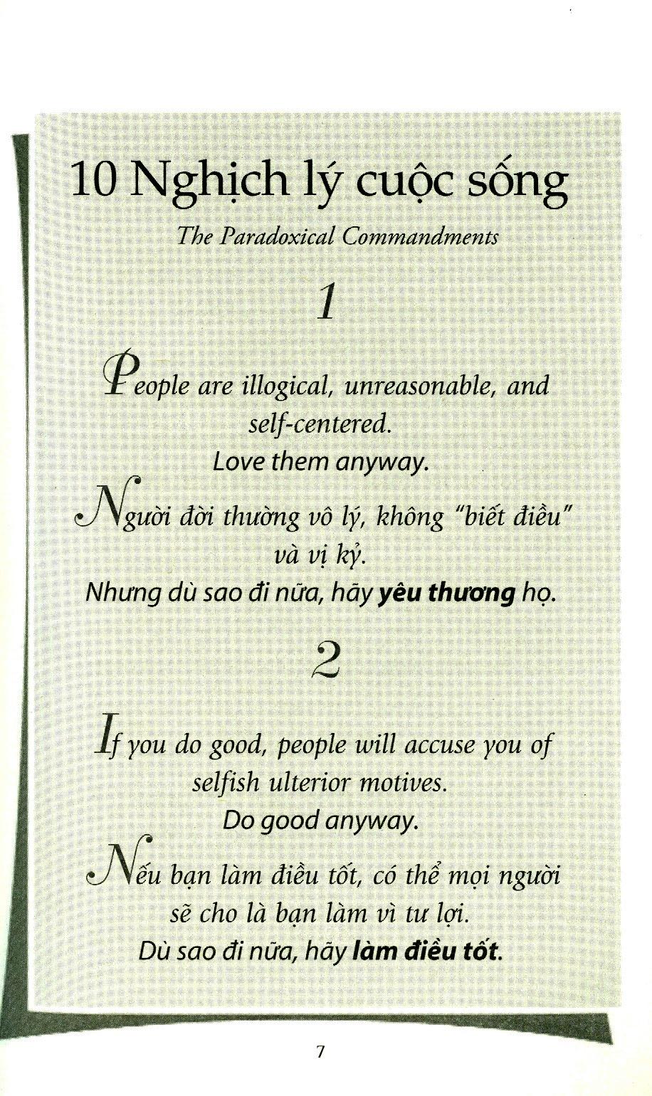 10 nghịch lý cuộc sống (tái bản 2019) - Ảnh 7