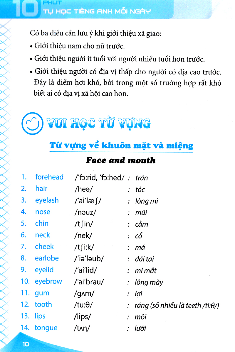 10 phút tự học tiếng anh mỗi ngày (tái bản 2024) - Ảnh 7