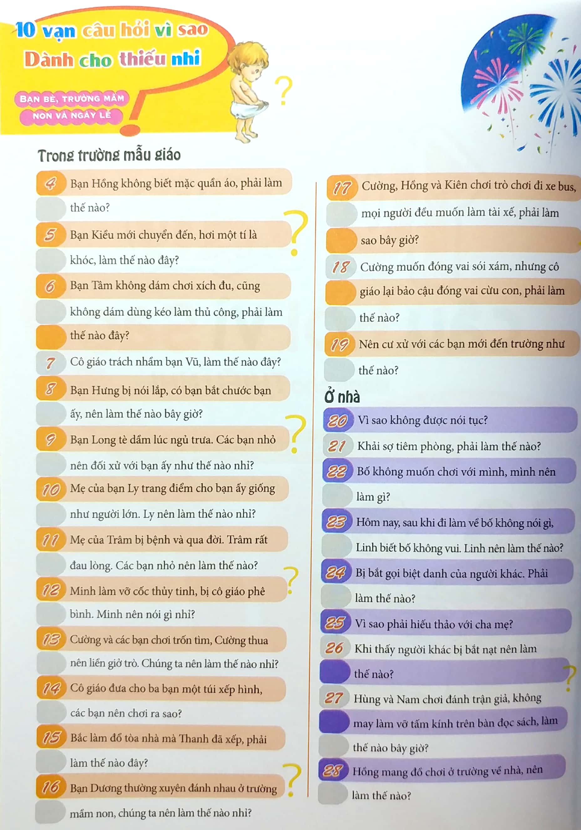 10 Van Cau Hoi Vi Sao - Ban Be, Truong Mam Non & Ngay Le (2022) - Ảnh 3