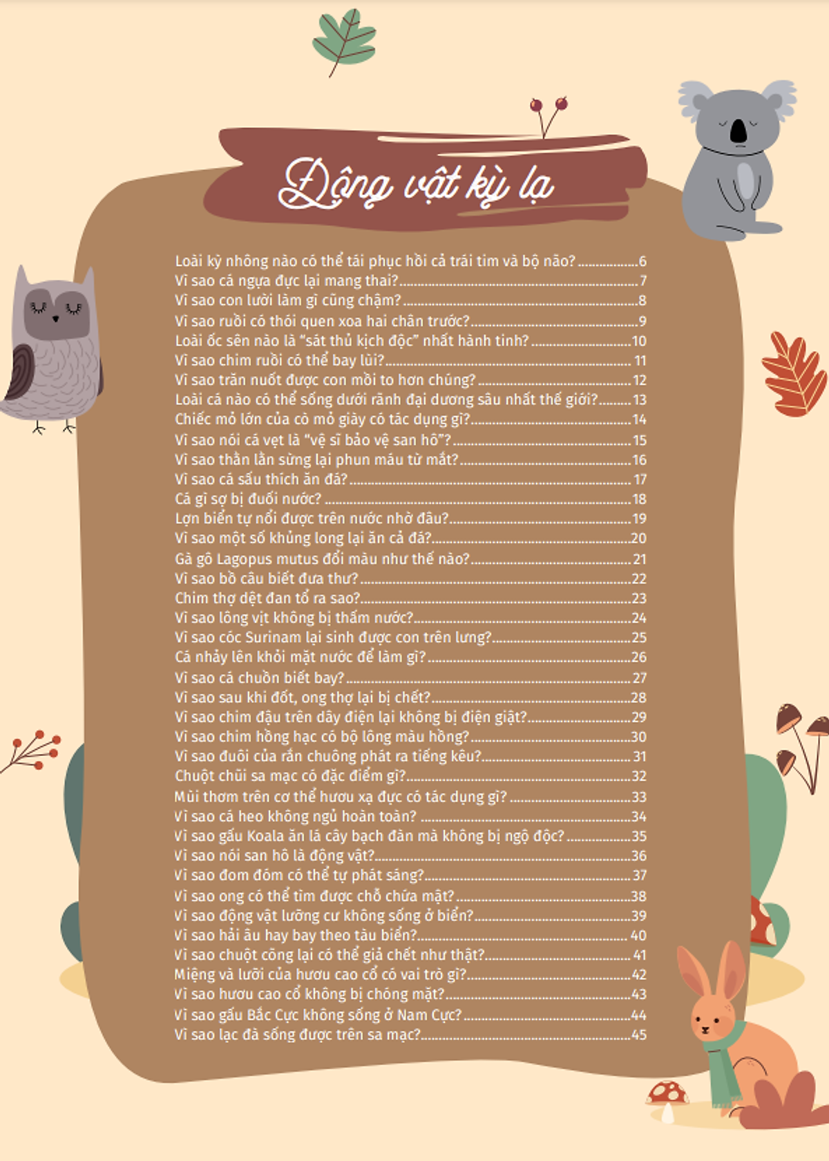 10 vạn câu hỏi vì sao - cùng bé khám phá kiến thức bách khoa - động vật kì lạ - Ảnh 4