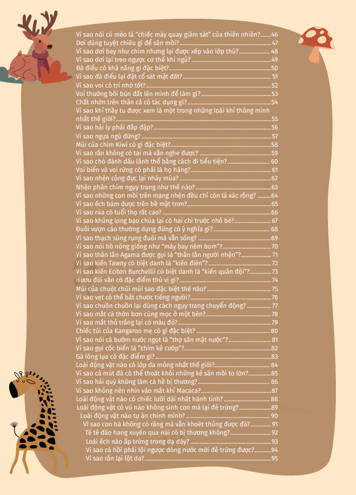 10 vạn câu hỏi vì sao - cùng bé khám phá kiến thức bách khoa - động vật kì lạ - Ảnh 6