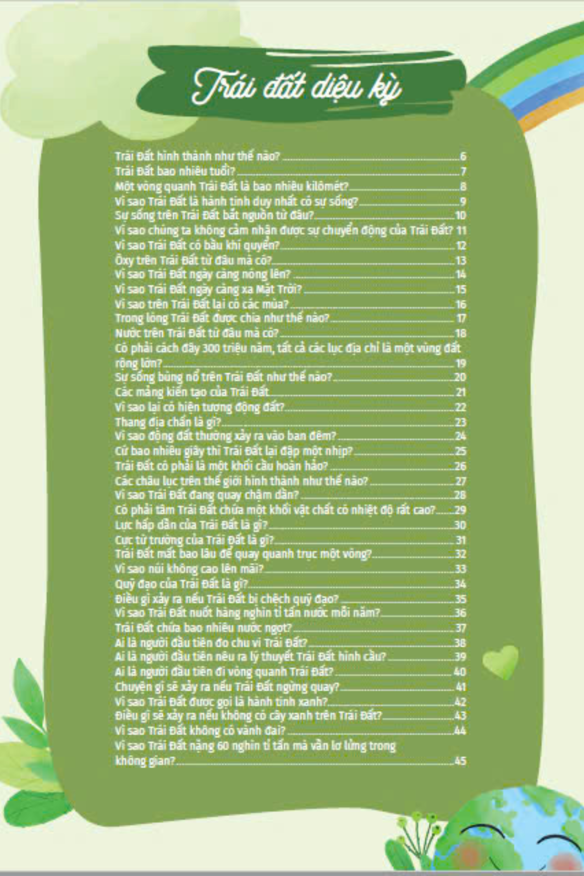 10 vạn câu hỏi vì sao - cùng bé khám phá kiến thức bách khoa - trái đất diệu kì - Ảnh 4
