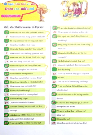 10 vạn câu hỏi vì sao dành cho thiếu nhi - cây cỏ, lá và hoa - Ảnh 3