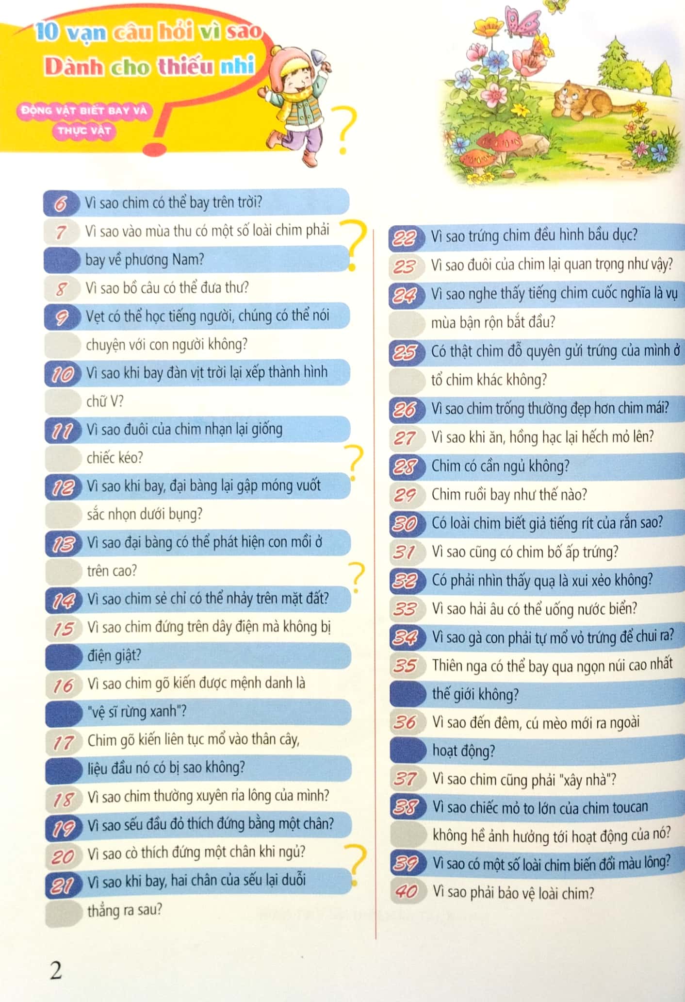 10 vạn câu hỏi vì sao - động vật biết bay và thực vật - Ảnh 3