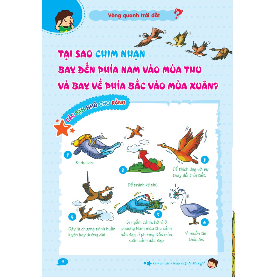 10 vạn câu hỏi vì sao hỏi đáp khoa học - vòng quanh trái đất (tái bản 2020) - Ảnh 3