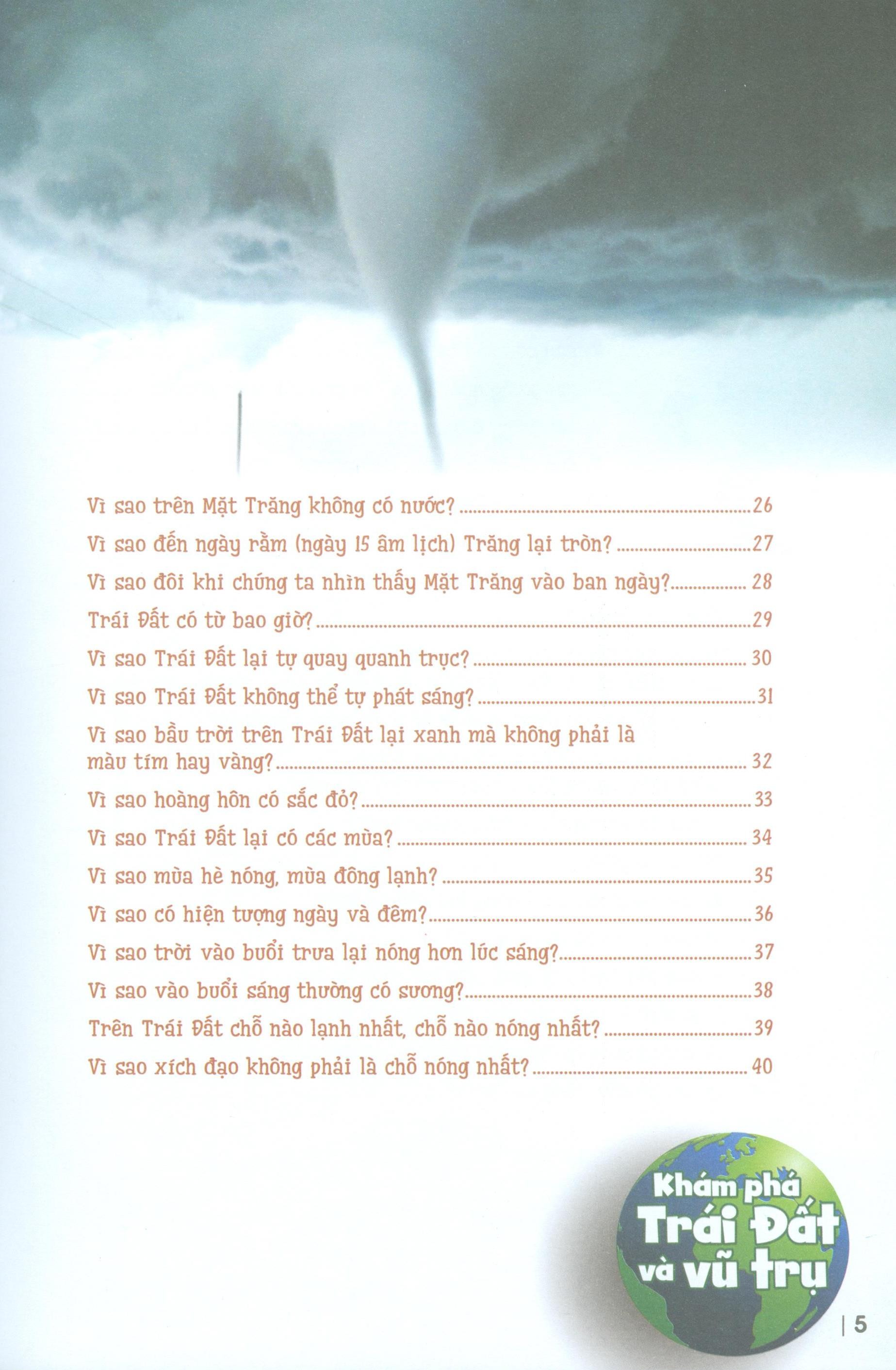 10 vạn câu hỏi vì sao? - khám phá trái đất và vũ trụ (tái bản 2023) - Ảnh 3