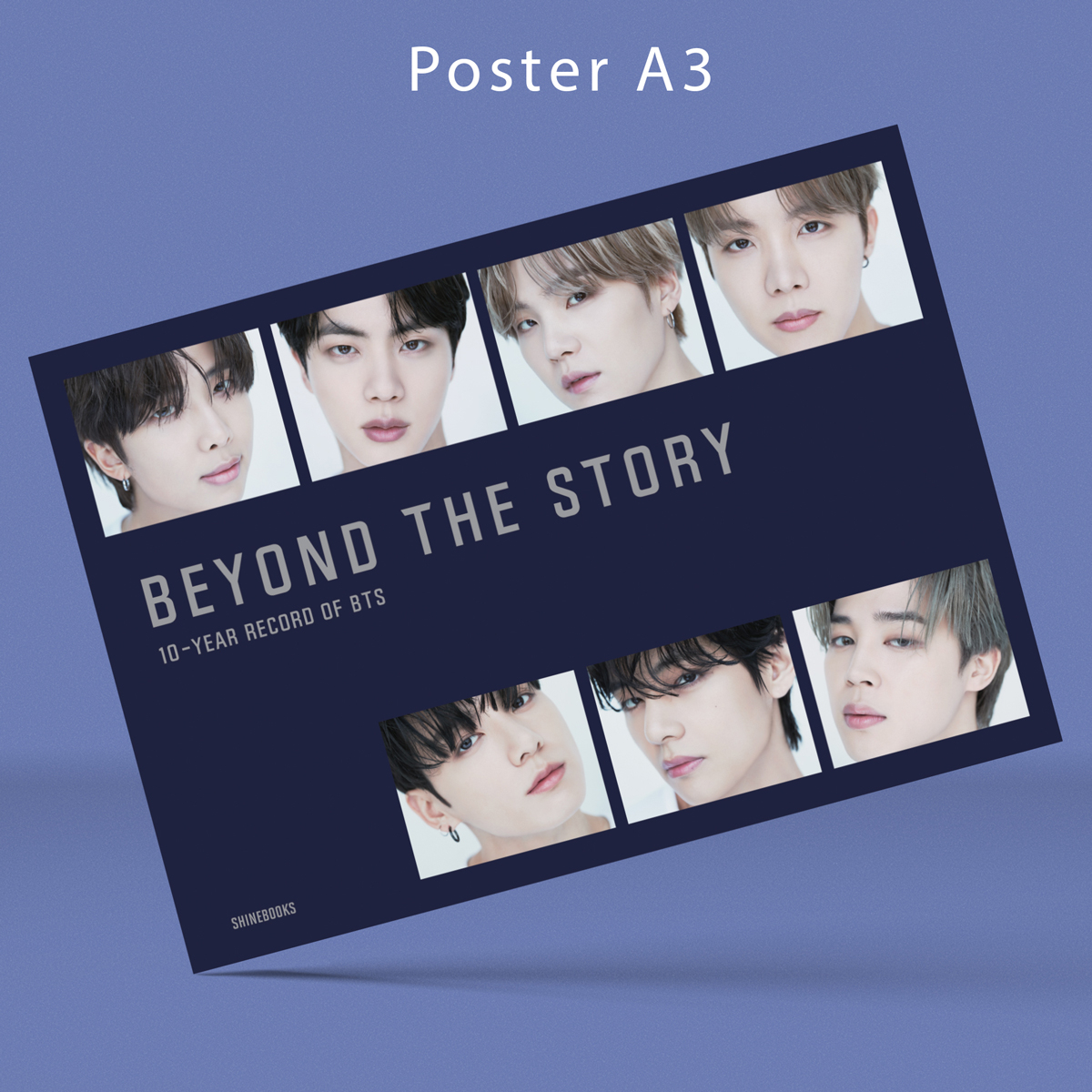 10-year record of bts - beyond the story - bìa cứng - bản đặc biệt - tặng kèm 1 pet bookmark + 8 photo cards + 1 poster a3 + 1 túi tote - Ảnh 5