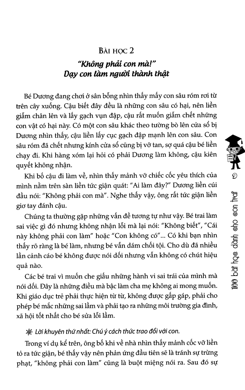 100 bài học dành cho con trai (tái bản 2017) - Ảnh 12