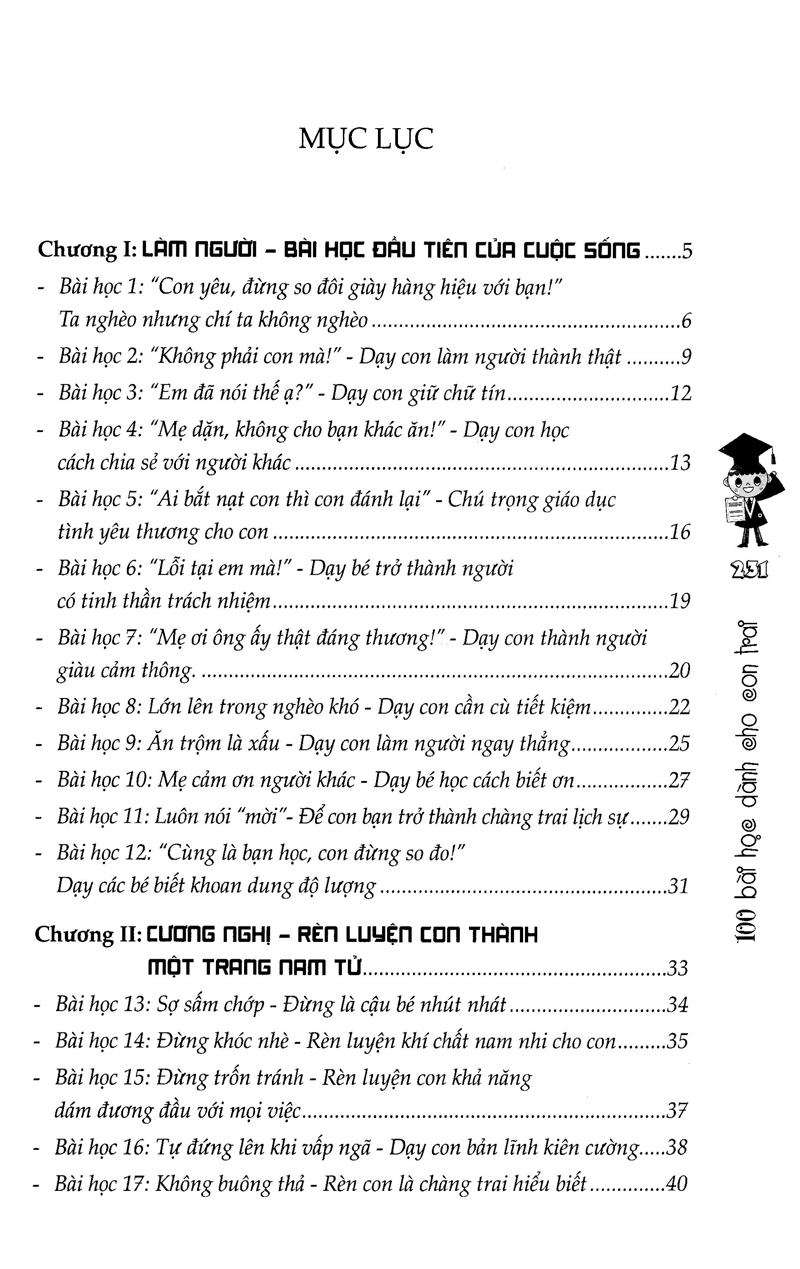 100 bài học dành cho con trai (tái bản 2017) - Ảnh 4