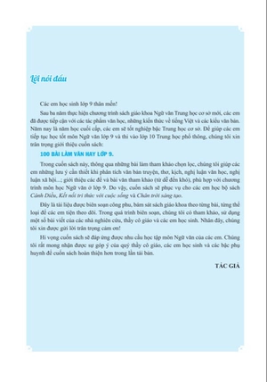 100 bài làm văn hay 9 - Ảnh 2