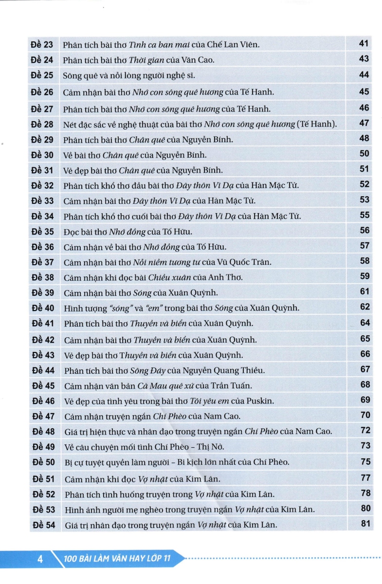 100 bài làm văn hay lớp 11 - Ảnh 5