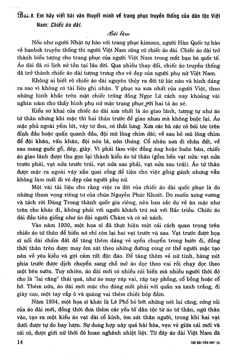 100 bài văn hay 10 - Ảnh 14