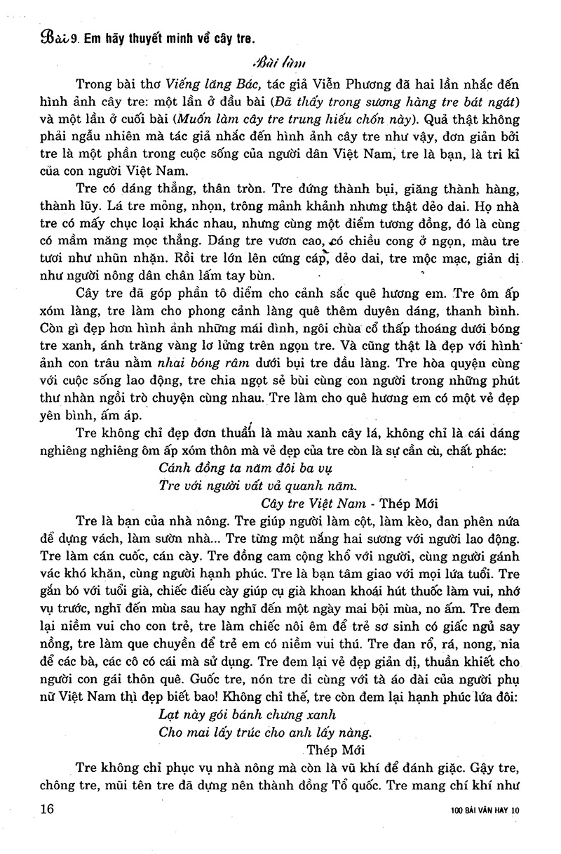 100 bài văn hay 10 - Ảnh 16