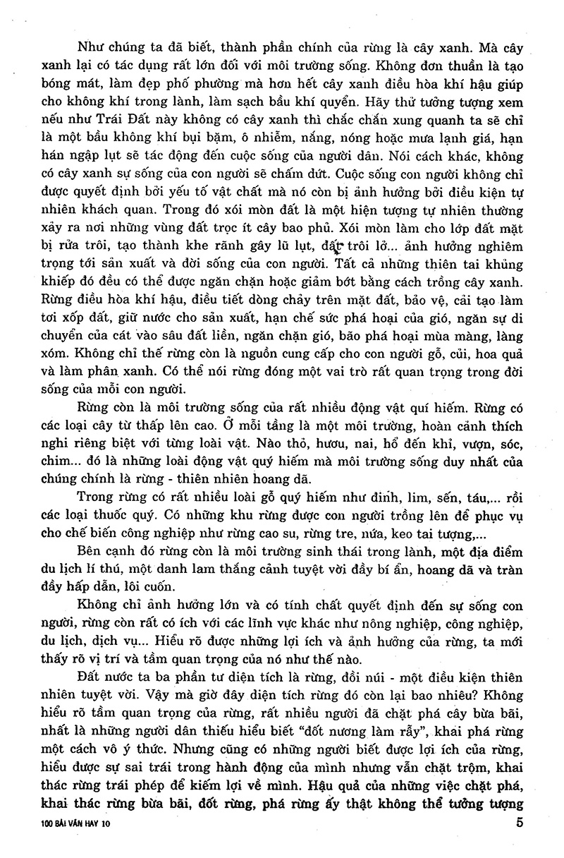 100 bài văn hay 10 - Ảnh 5