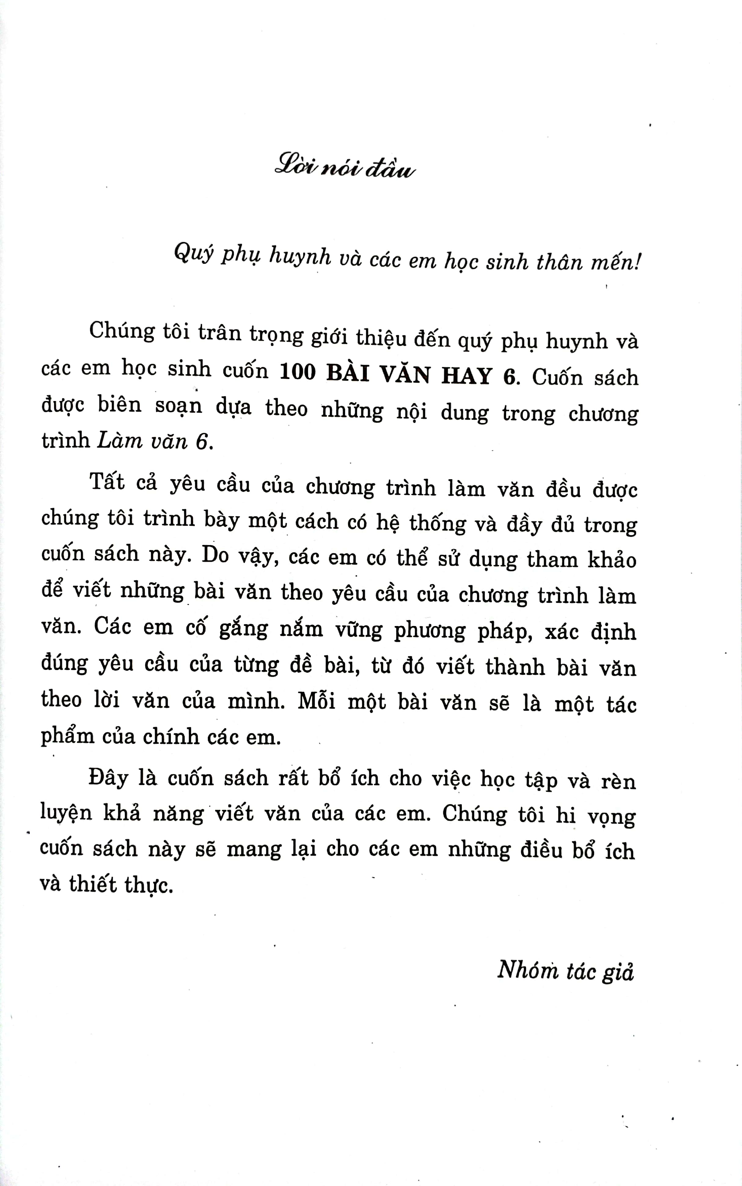 100 bài văn hay 6 - giúp em học giỏi văn (theo chương trình gdpt mới) - Ảnh 4