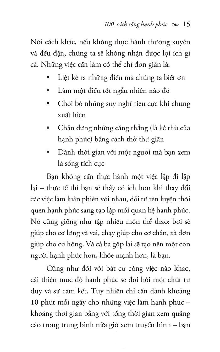 100 cách sống hạnh phúc - cẩm nang dành cho người bận rộn - Ảnh 11