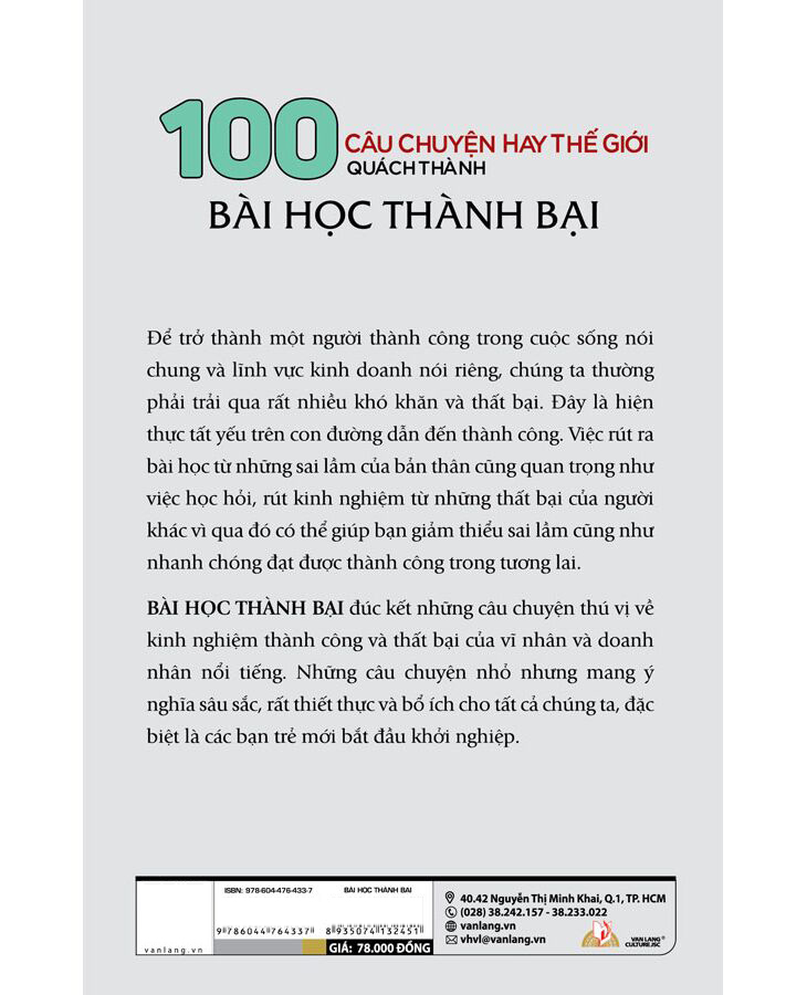 100 câu chuyện hay thế giới - bài học thành bại - Ảnh 9