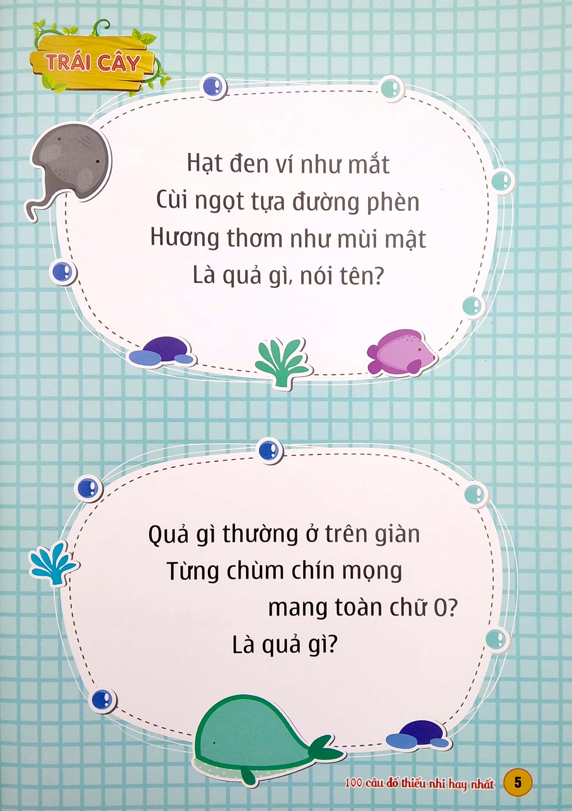 100 câu đố thiếu nhi hay nhất - giáo dục sớm sách tập đọc cho trẻ - Ảnh 6