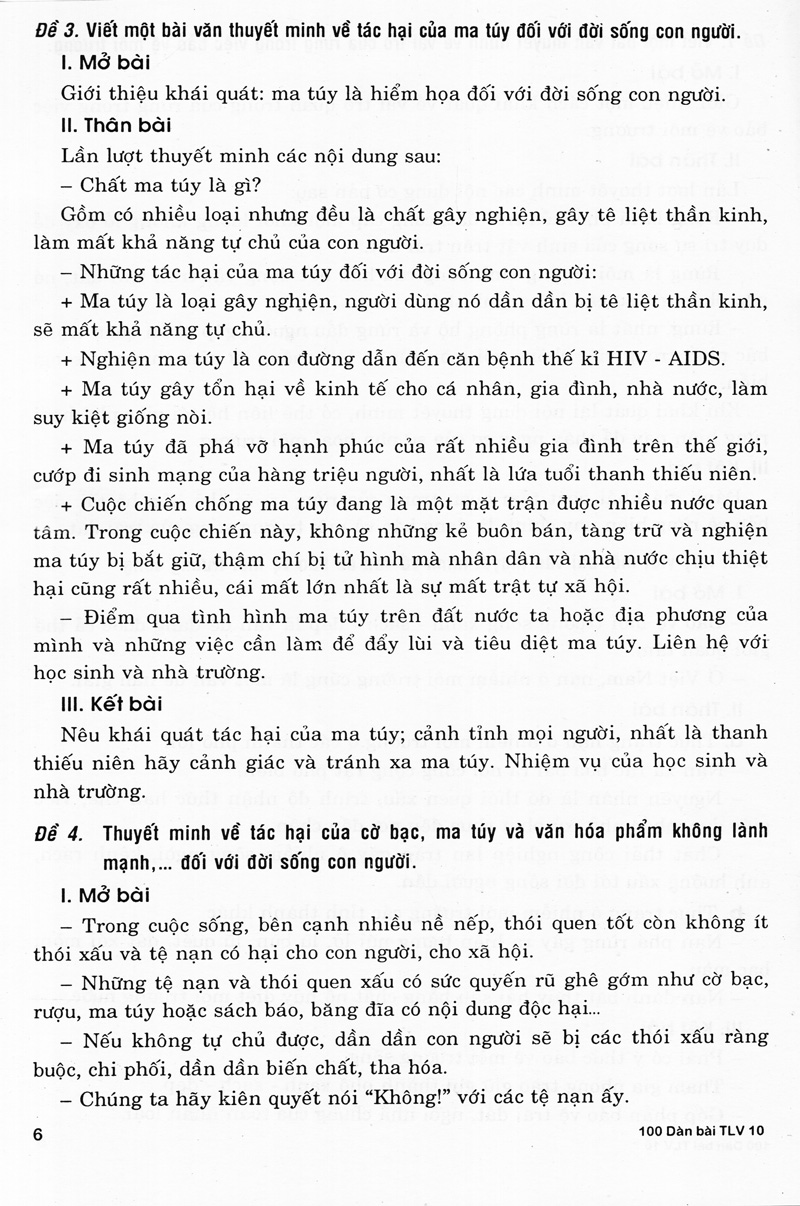 100 dàn bài chi tiết làm văn lớp 10 - Ảnh 10