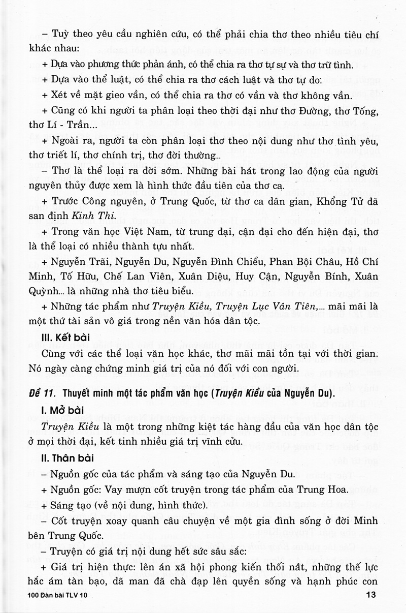 100 dàn bài chi tiết làm văn lớp 10 - Ảnh 17