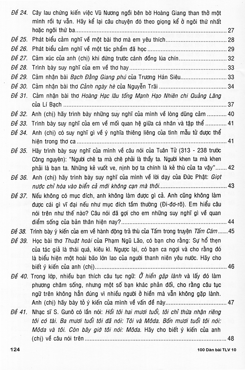 100 dàn bài chi tiết làm văn lớp 10 - Ảnh 4