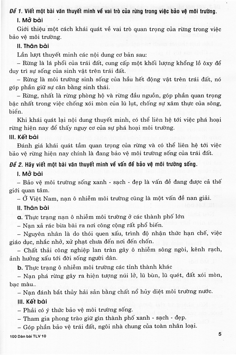 100 dàn bài chi tiết làm văn lớp 10 - Ảnh 9