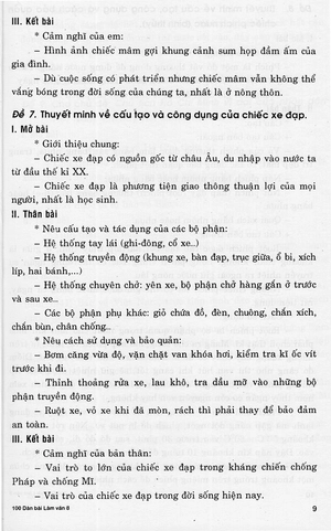 100 dàn bài chi tiết làm văn lớp 8 - Ảnh 10