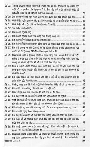 100 dàn bài chi tiết làm văn lớp 8 - Ảnh 4