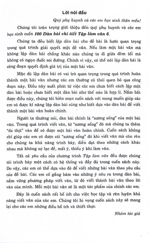 100 dàn bài chi tiết tập làm văn 6 (theo chương trình gdpt mới) - Ảnh 3