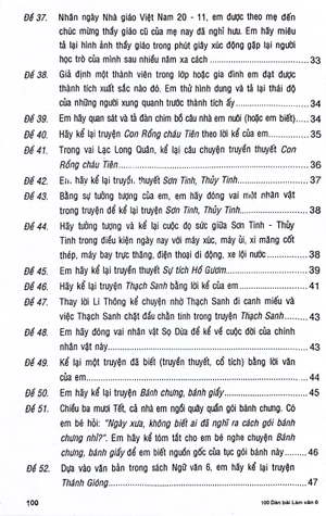 100 dàn bài chi tiết tập làm văn 6 (theo chương trình gdpt mới) - Ảnh 6