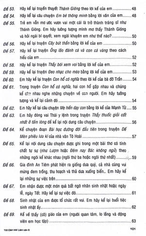 100 dàn bài chi tiết tập làm văn 6 (theo chương trình gdpt mới) - Ảnh 7