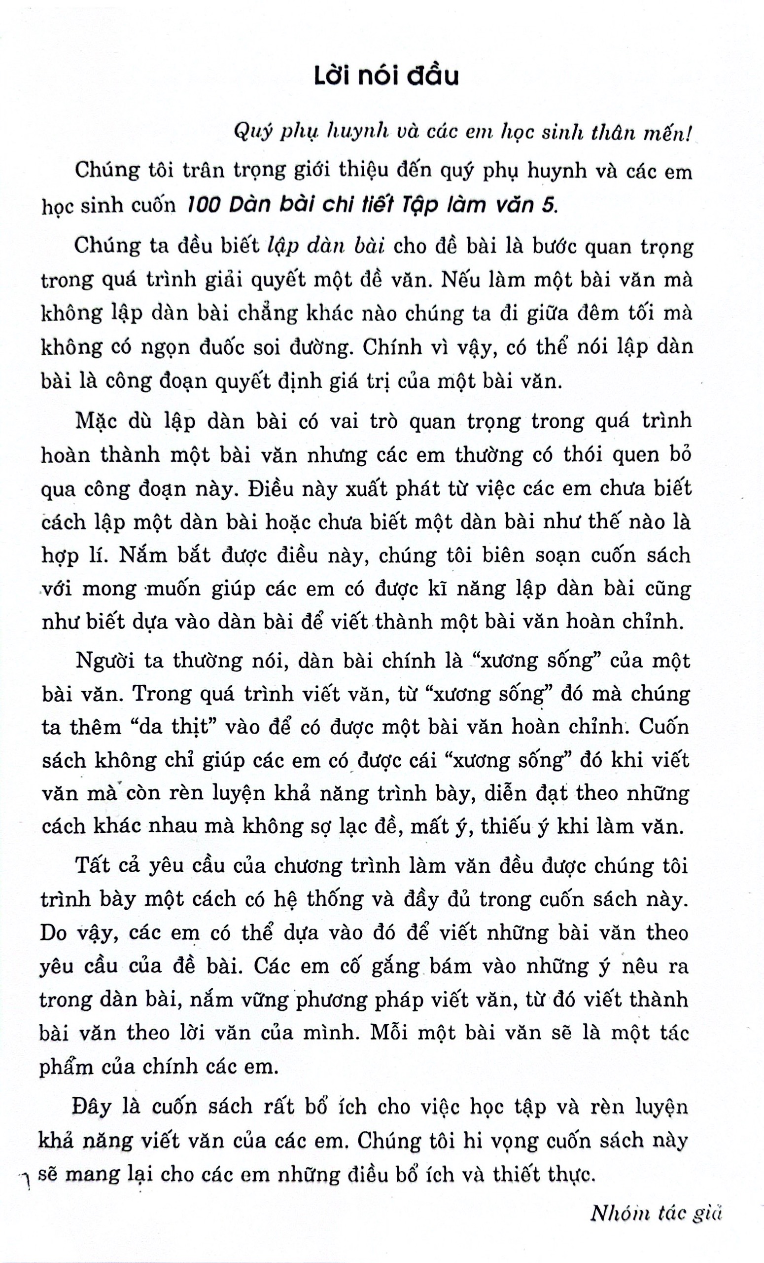 100 dàn bài chi tiết tập làm văn lớp 5 (theo chương trình gdpt mới) - Ảnh 3