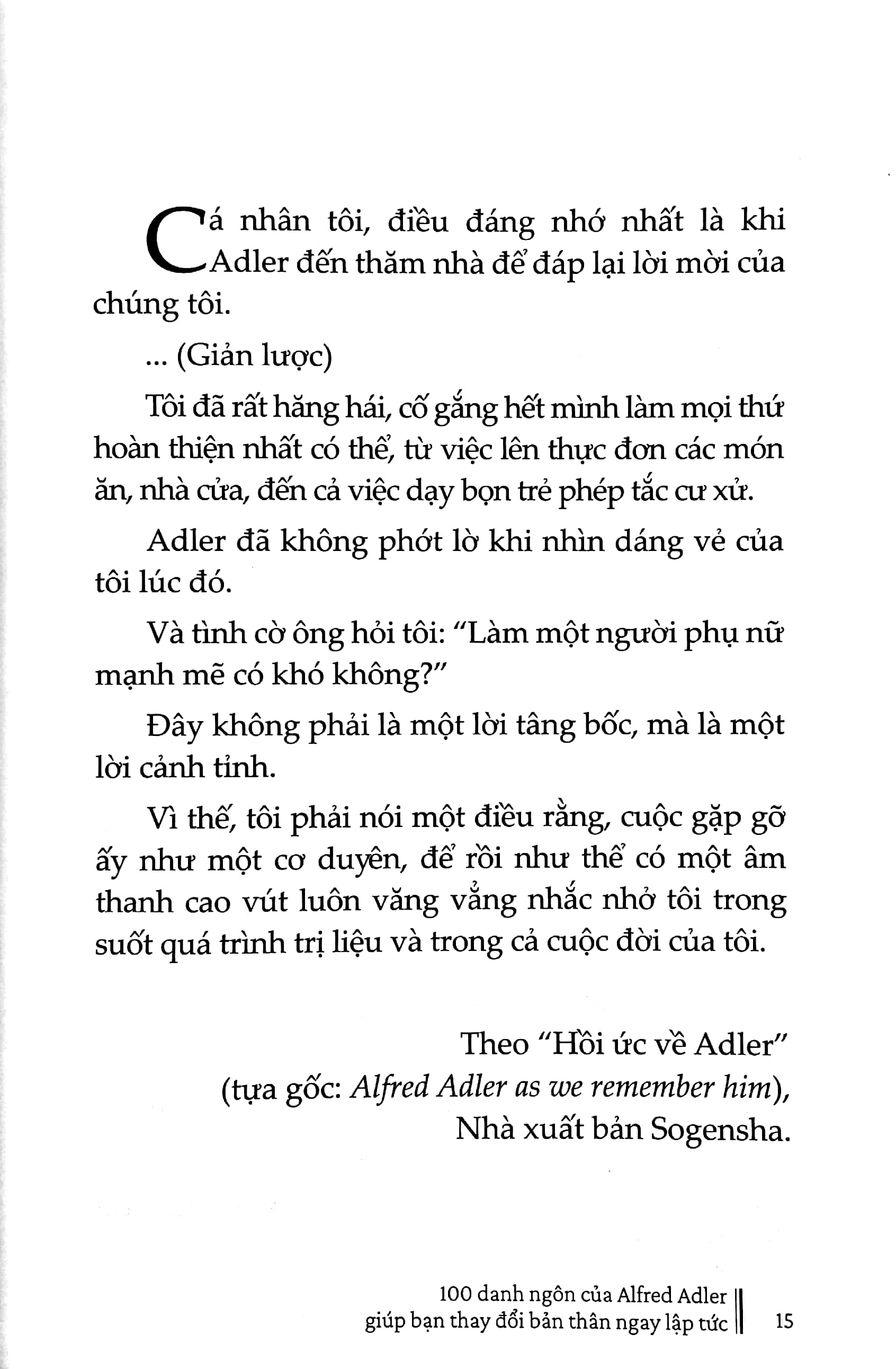 100 danh ngôn của alfred adler giúp bạn thay đổi bản thân ngay lập tức - Ảnh 6