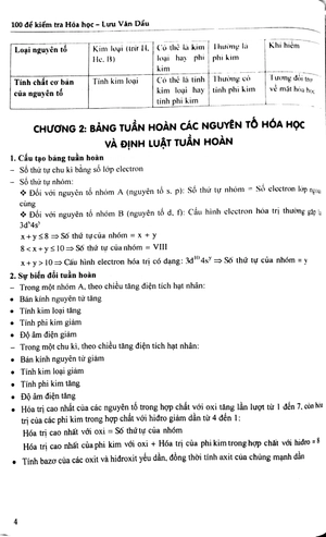 100 đề kiểm tra hóa lớp 10 - Ảnh 3