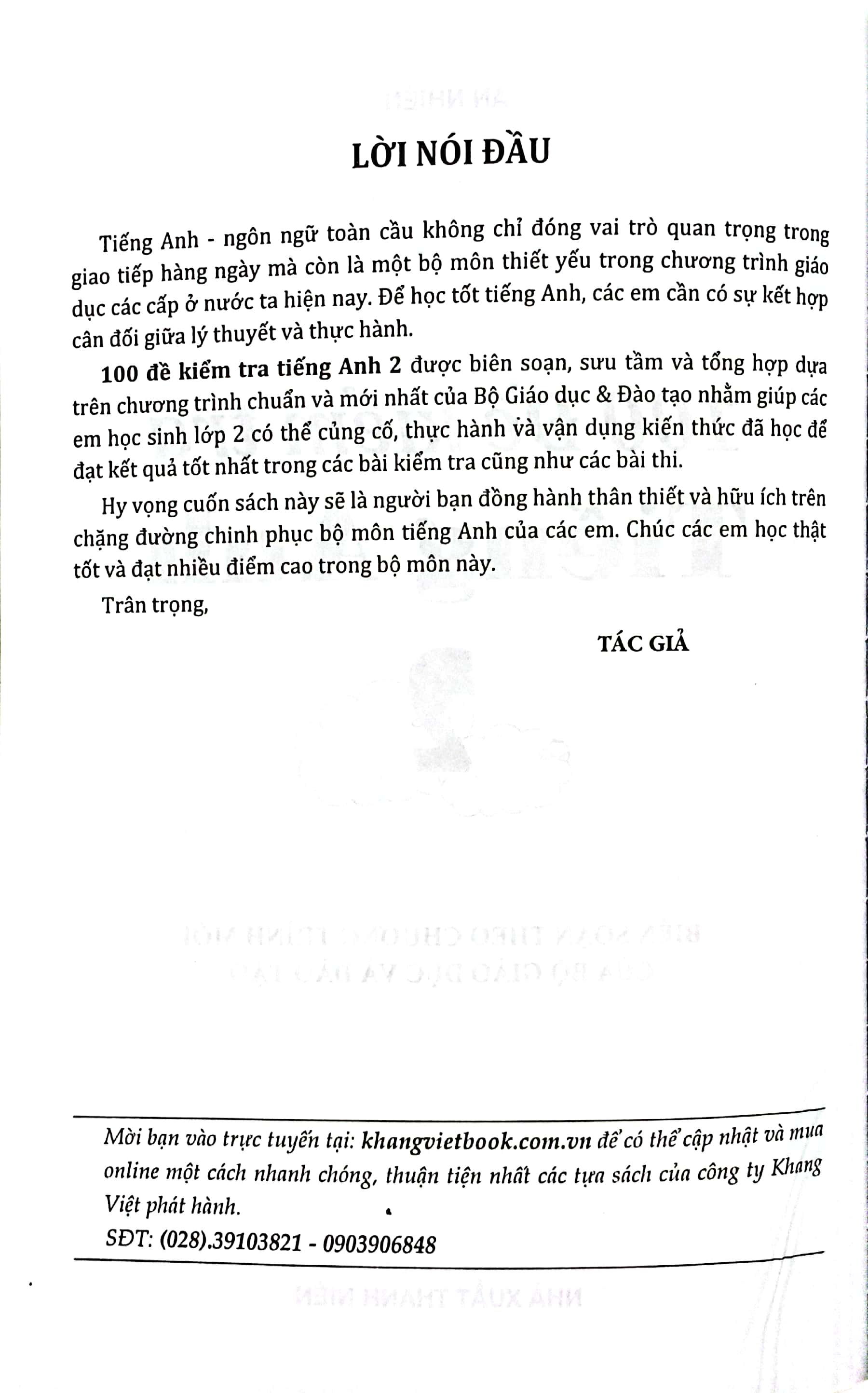 100 đề kiểm tra tiếng anh 2 - Ảnh 4
