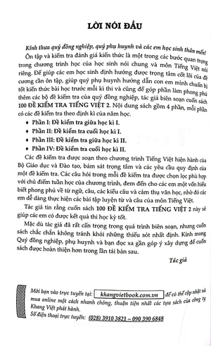 100 đề kiểm tra tiếng việt 2 - Ảnh 4