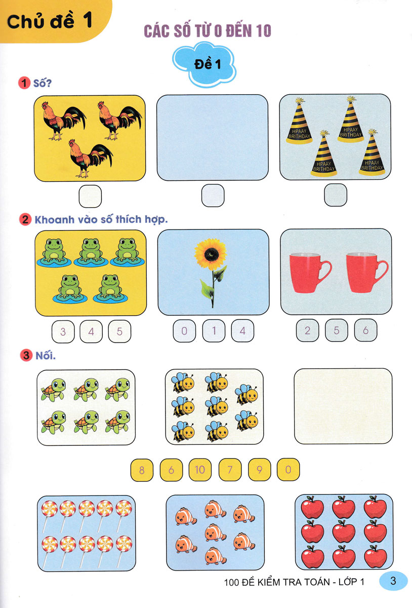 100 đề kiểm tra toán 1 - Ảnh 5
