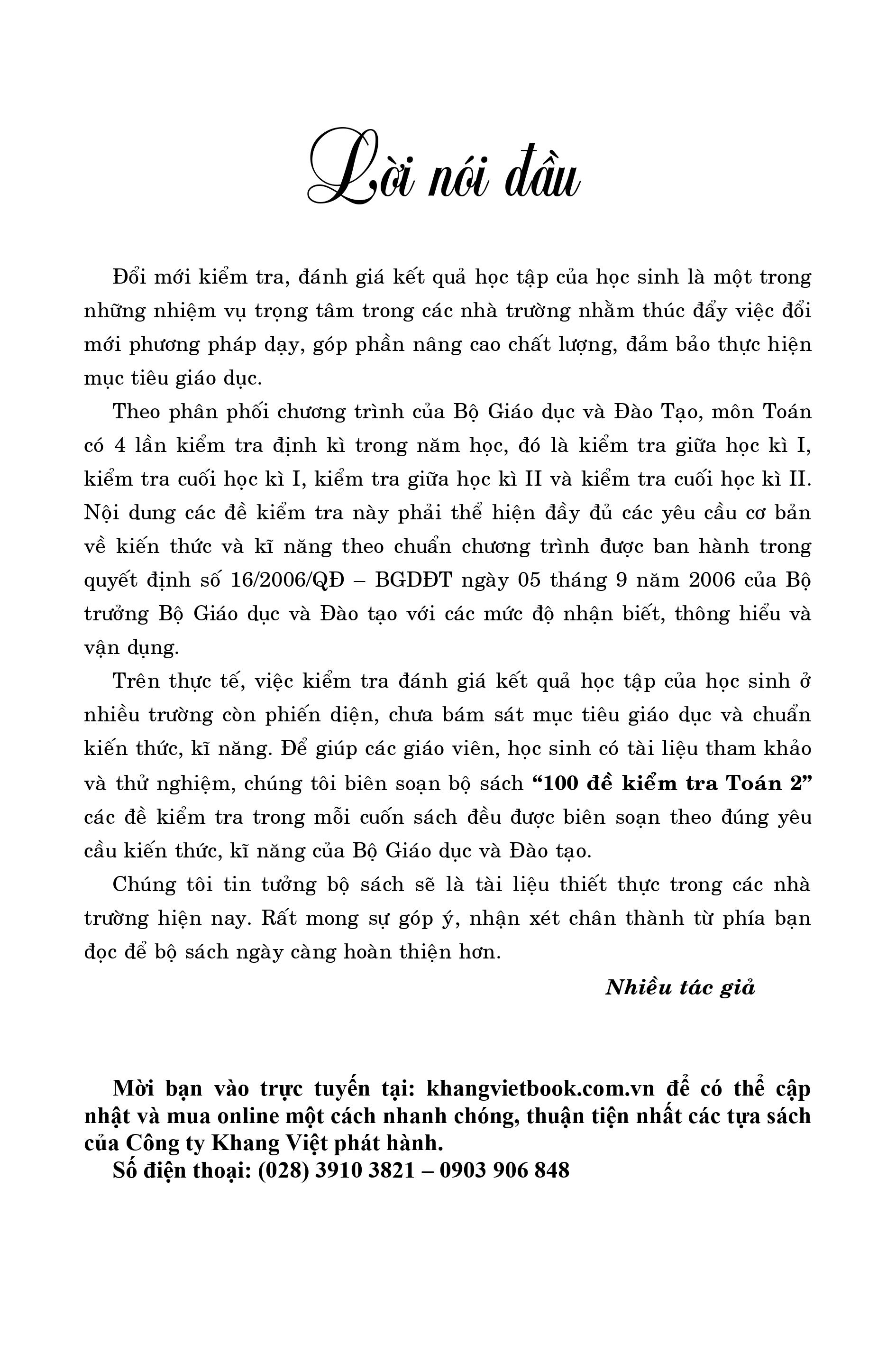 100 đề kiểm tra toán 2 - Ảnh 4