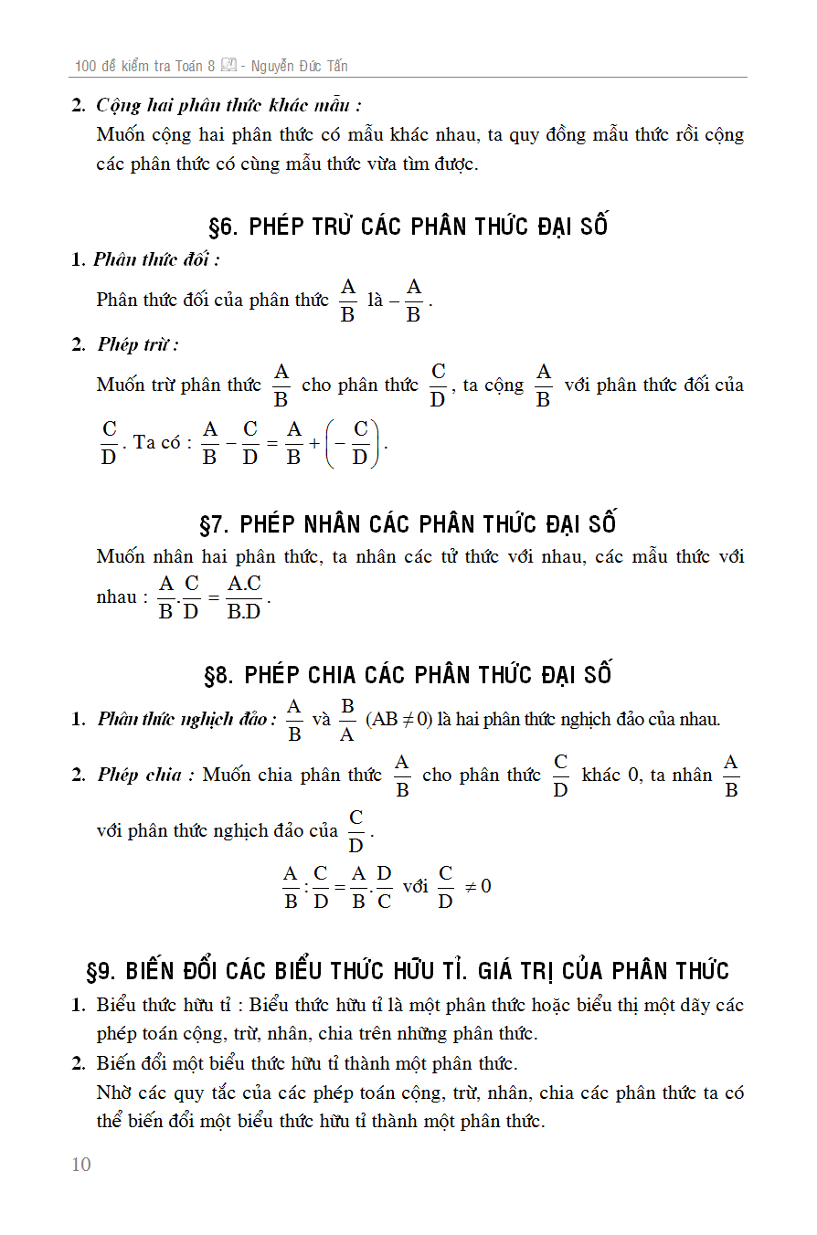 100 đề kiểm tra toán 8 - Ảnh 11