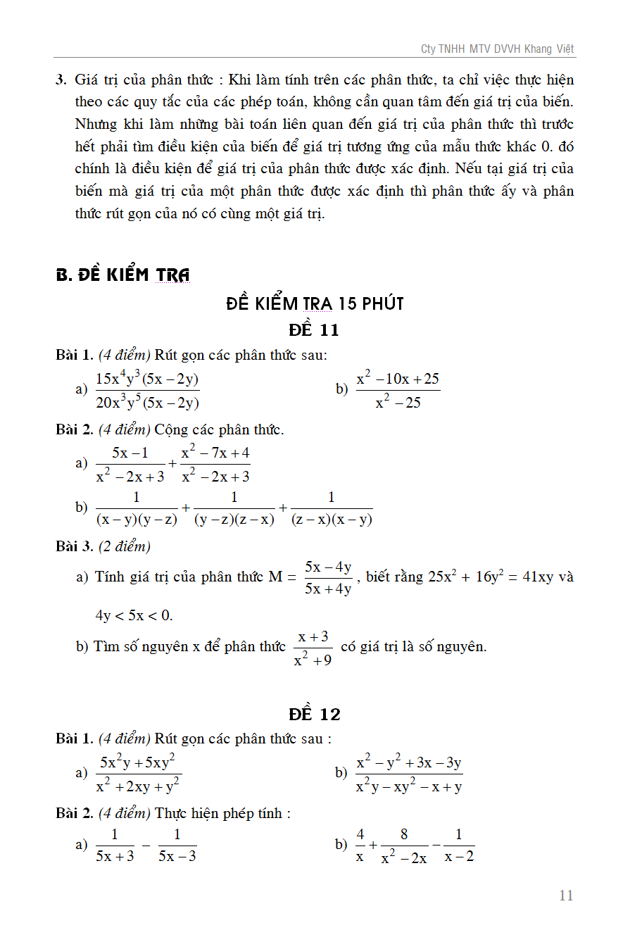 100 đề kiểm tra toán 8 - Ảnh 12