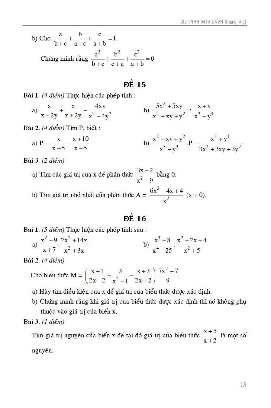 100 đề kiểm tra toán 8 - Ảnh 14