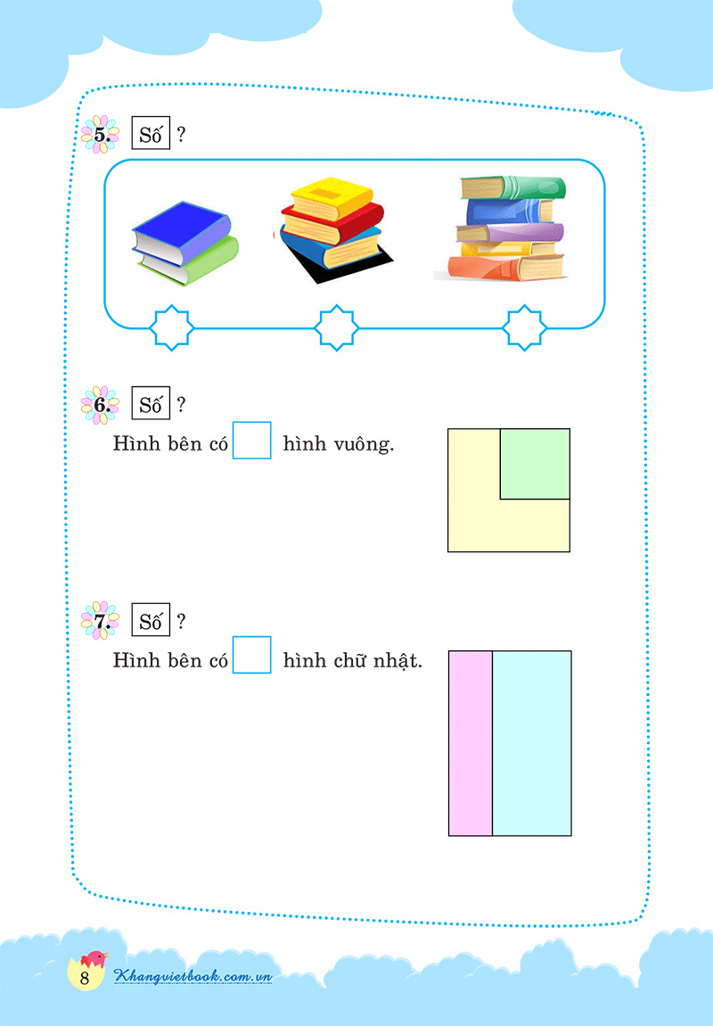 100 đề kiểm tra toán lớp 1 - Ảnh 14