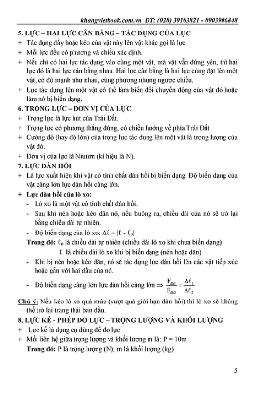 100 đề kiểm tra vật lý 6 - Ảnh 5